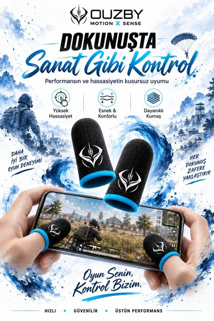 Motion x Sense E-Spor Parmak Eldivenleri - Pubg Parmaklık Oyun Eldiveni Kılıf