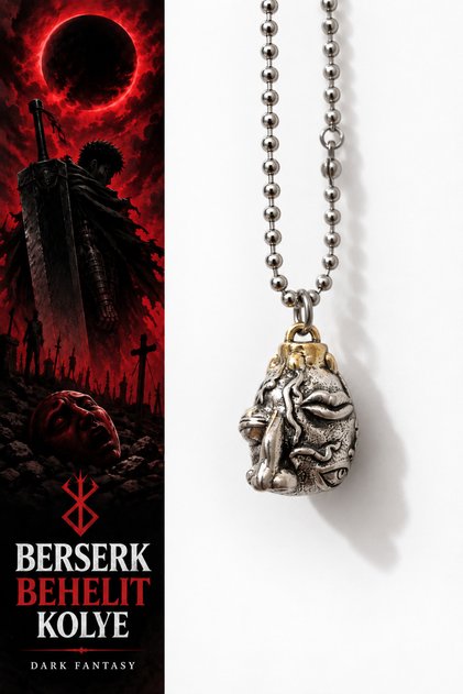 Anime Bersek Behelit Çelik Kolye