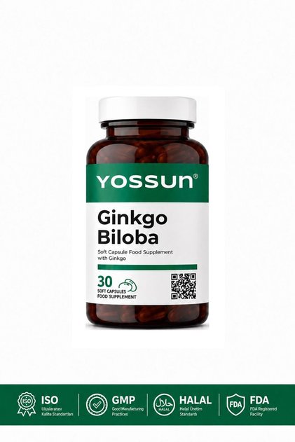 GINKGO BILOBA Ginkgo İçeren Yumuşak Kapsül Takviye Edici Gıda
