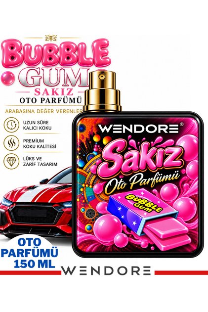 Bubble Gum Sakız Araç Oto Parfümü Premıum Seri 150ml