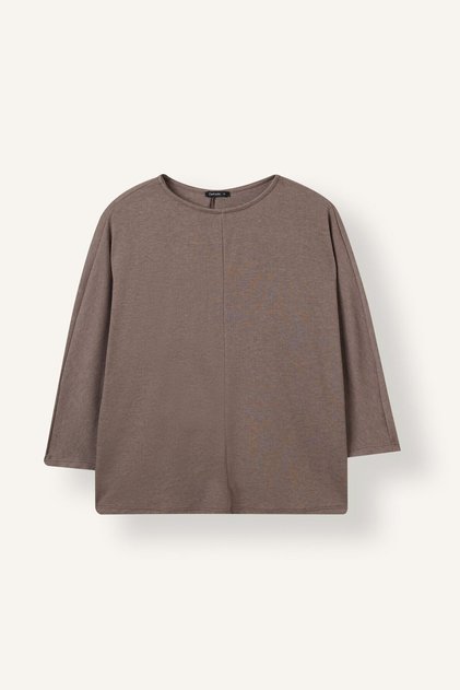 Kayık Yaka Ribana Long Sleeve T-Shirt G9183Ax26Sp
