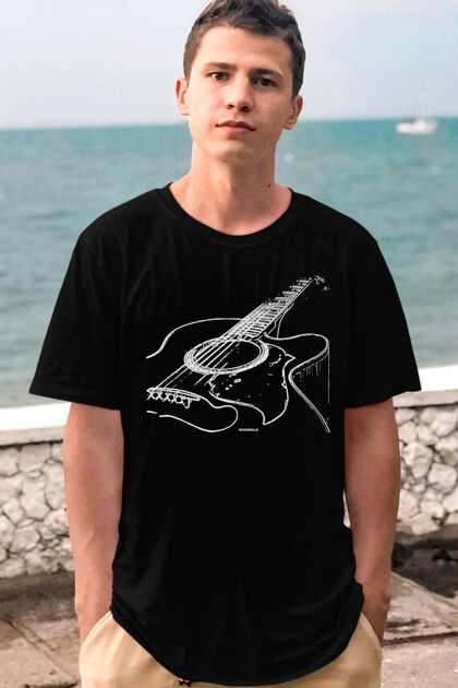 Strings of My Guitar Short Sleeve Men's T-Shirt