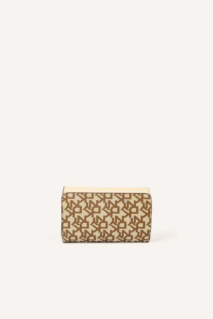 PAIGE TRI-FOLD WALLET-KW0 - CHNO/LT TAUPE-N/S