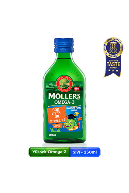 Möllers Omega 3 Balık Yağı Tutti Frutti Aromalı 250 ml