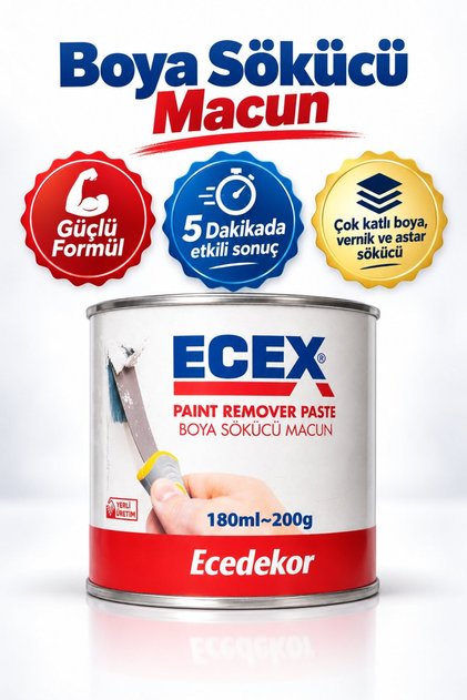 Boya Sökücü Macun 180ml (~200g) - Güçlü Jel Formül