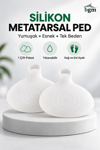 Metatarsal Ped Silikon Halkalı Ayak Altı Nasır Önleyici Ped