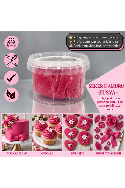 Şeker Sugar FUŞYA Şeker Hamuru 200 gr