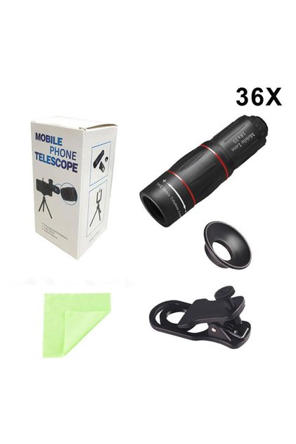 A3 18/28/36X Telephoto Mobile Phone Lens HD High-Power Monocular Telescope External Connected To Mob