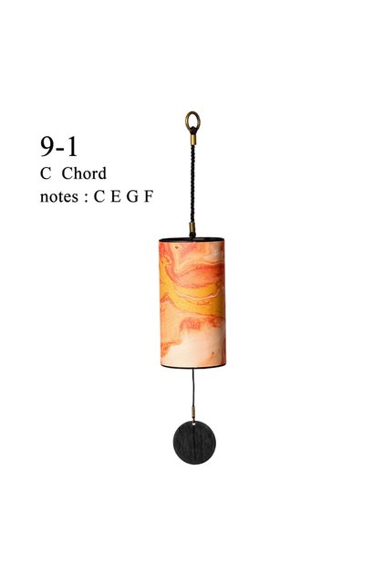 9-1 C Spring Hluru Bamboo Windchime 9 Rods, Wind Chimes 9 Rods, Wind Bell Craft Outdoor, Garden Pati