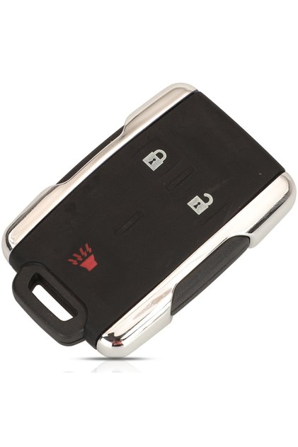 3 Buttons Chrome jingyuqin 3/4/5/6BTN Keyless Entry Case for GMC Yukon XL Chevrolet Tahoe Suburban S