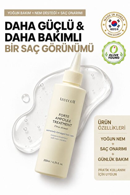 Yıpranmış Saçlar İçin Nemlendirici Saç Kremi / Forte Ampoule Treatment 200 ml