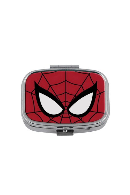 2 Cool Movie Caracters 2 Compartments Metal Medicine Box Portable Travel Decorated Sealed Small Pill