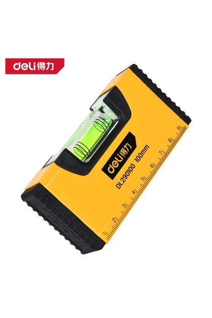 Deli 100mm 1/2/3PCS 100/230mm Torpedo Level Magnetic Resistant Bubble Level Tool Multifunction House