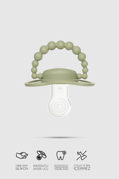 Positioning Medical Silicone Pacifier – Seaside Grass 0-3 Months