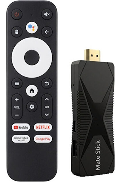 X96q Mate Stick Στικάκι Smart TV Android 4K Wifi 5GHz & Bluetooth 2GB/16GB