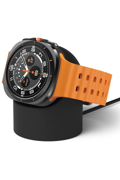 Samsung Watch 8 Black Silicone Charging Bracket For Samsung Galaxy Watch Ultra 2025 Ultra 2 47mm Cha