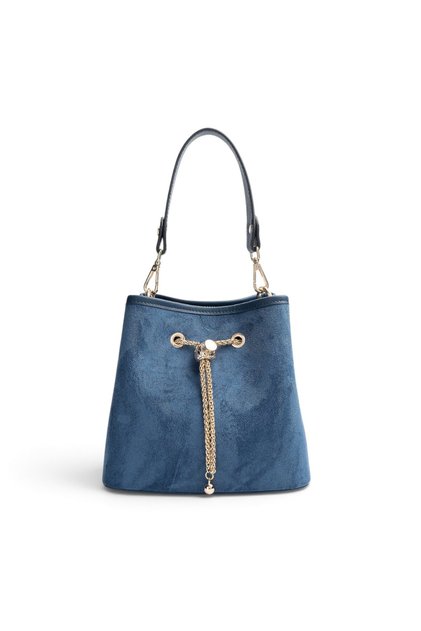 Navy Blue - Navy Blue Suede Women's Crossbody Bag Sp1266
