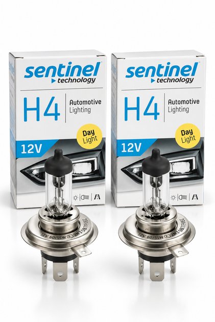 Sentinel Ampul 12V H4 60/55WATT P43T Tırnaklı 2 ADET