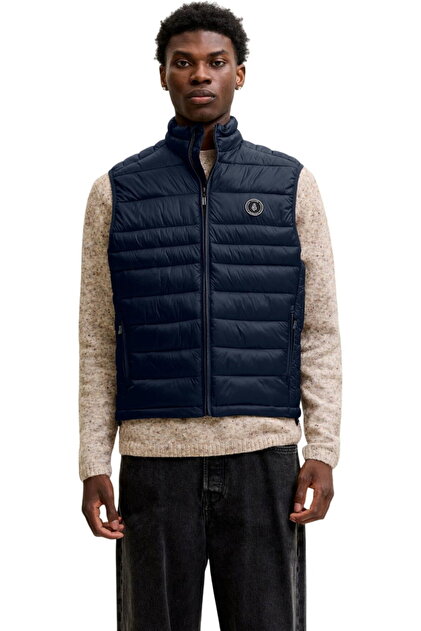 JACK &JONES Kingsley Vestă ușoară tip bodywarmer - 12298870-Navy Blazer