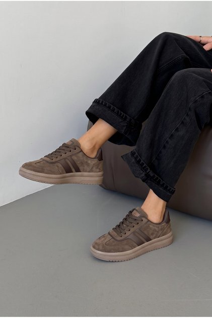 Rota Kadın Kahverengi-Kahve Sneaker Spor Ayakkabı - Kadın Günlük Ayakkabı