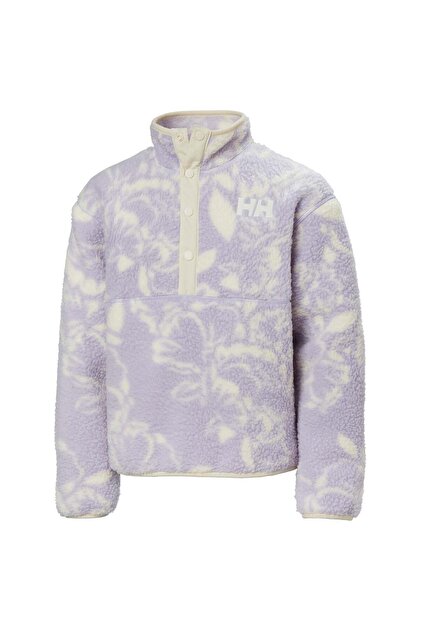 Lila Kız Çocuk Desenli Polar Üst HHA.41841-HELLY HANSEN JR FROSTY PI