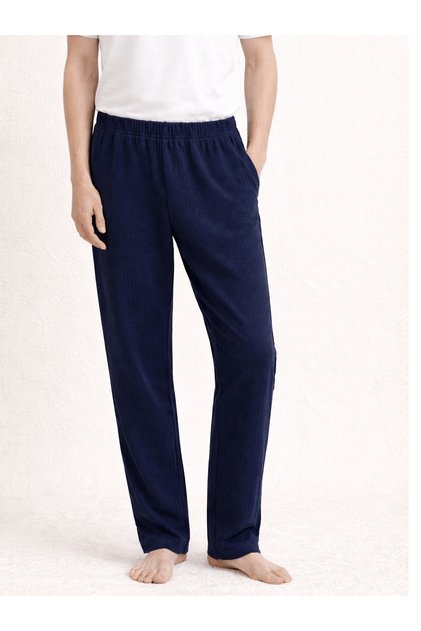 Cepli Fitilli Erkek Pijama Altı - Lacivert