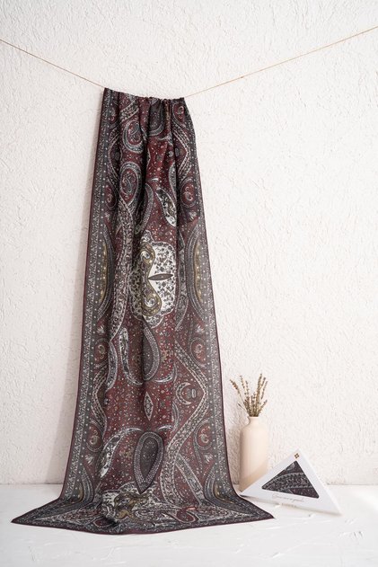 Women's Ethnic Pattern Soft Shawl Prusa 152.04.0003