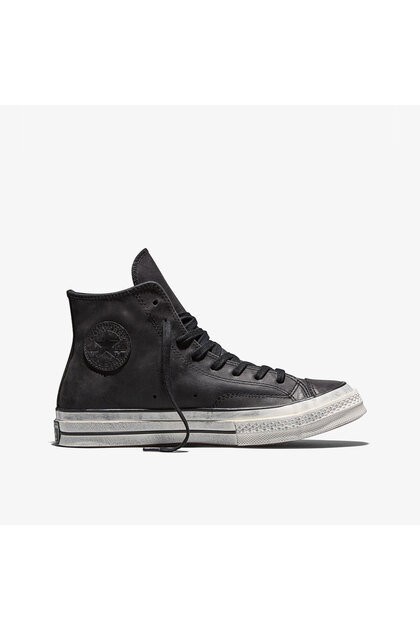 Chuck 70 Industrial Unisex Deri Siyah Sneaker
