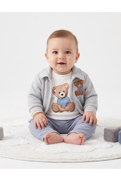 Compleu Chill Bear, gri