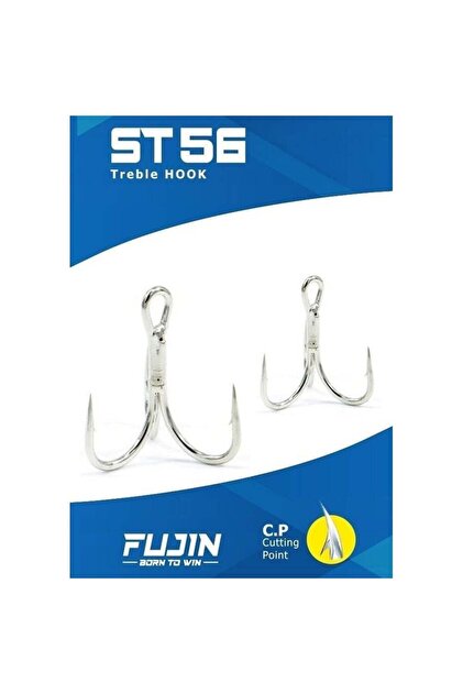 ST56 Üçlü Maket Balık İğnesi Nickel