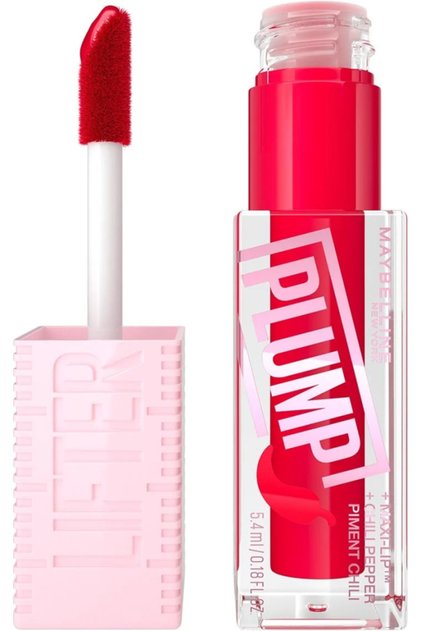 Maybelline Lifter Plump Lip Plumping Gloss Red Flag 004