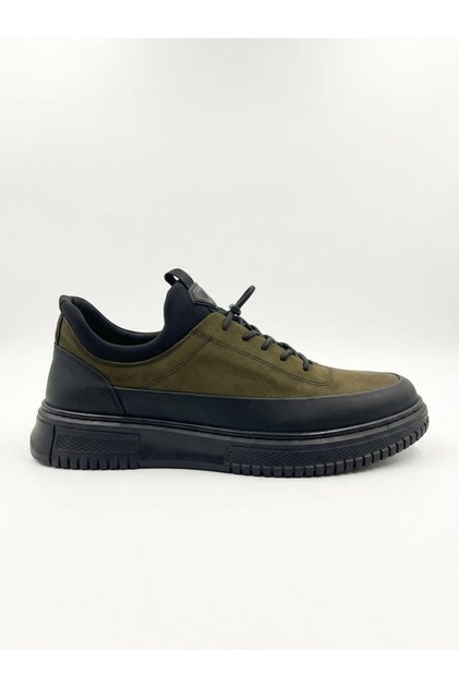 Genuine Leather Elastic Sports Style Daily Men's Casual Shoes K9824-2297