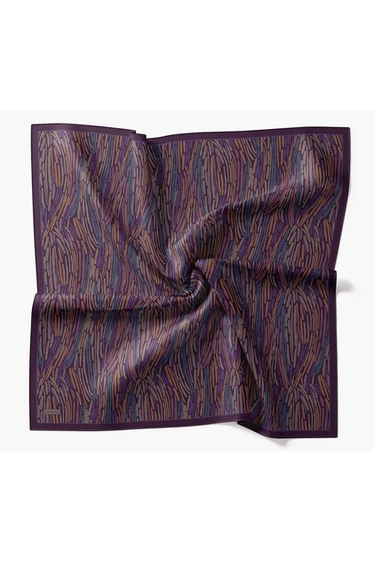 Velora Scarf Modern Zebra Dark Purple