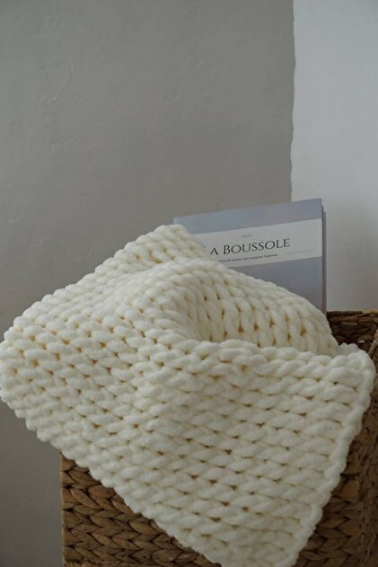 Puffy Baby Blanket 100X100 cm Soft Knitted Baby Blanket