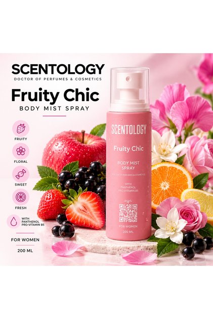Fruity Chic Body Mist Spray for Women – 200 ml