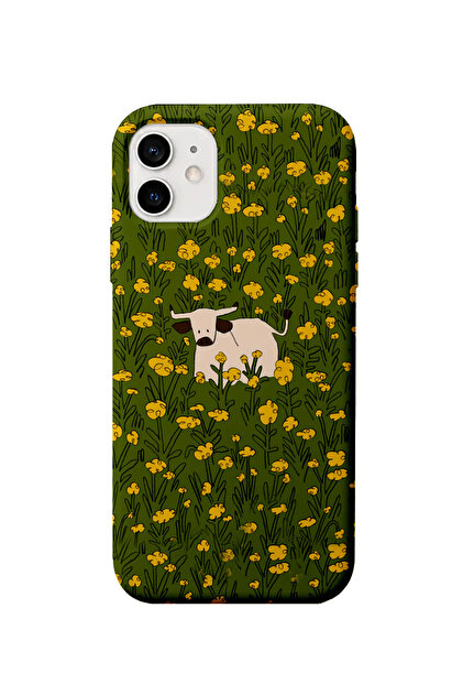 iPhone 11 Uyumlu Desenli Silikon Lansman Telefon Kılıfı a.K343YEŞİL.png