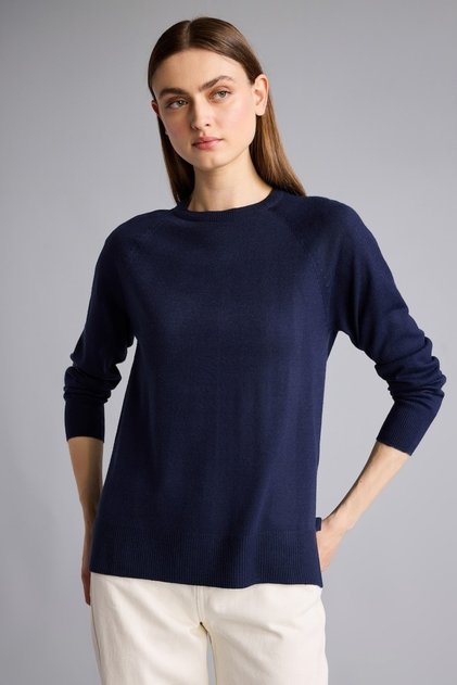 Ultra Soft Relax Fit Crew Neck Basic Sweater I6913Az26Wn