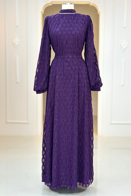 Tesettür Elbise Şık ve Zarafetin Büyük Beden Simli Abiye Elbise Büyük Beden ışıltılı şık Elbise Tesettür Abiye