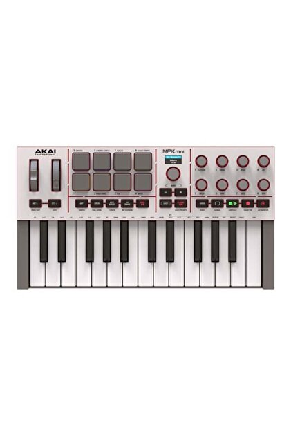 MPKMINI 4 Beyaz Müzik Prodüksiyonu 25 Mini Tuş MIDI Klavye