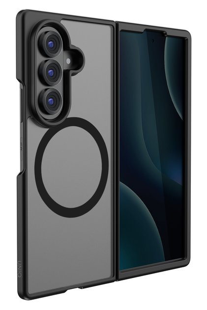 Galaxy Z Fold 8 Ultra Case, Fingerprint and Stain Resistant Series, Frosted Transparent Magsafe Cover