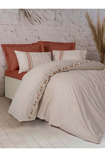 Lenjerie de pat pentru 2 persoane Candy Merri Beige
