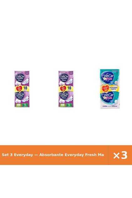Set 3 — Absorbante Fresh Ma + Absorbante Fresh No