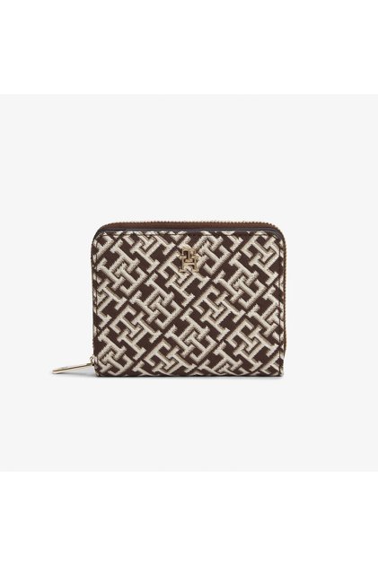Icon Jacquard Kadın Kahvrengi Cüzdan