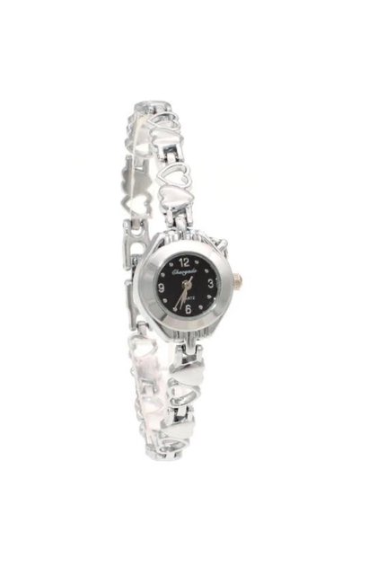 Women's Heart Charm Vintage Watch Heart Round Metal Vintage&Retro Watch