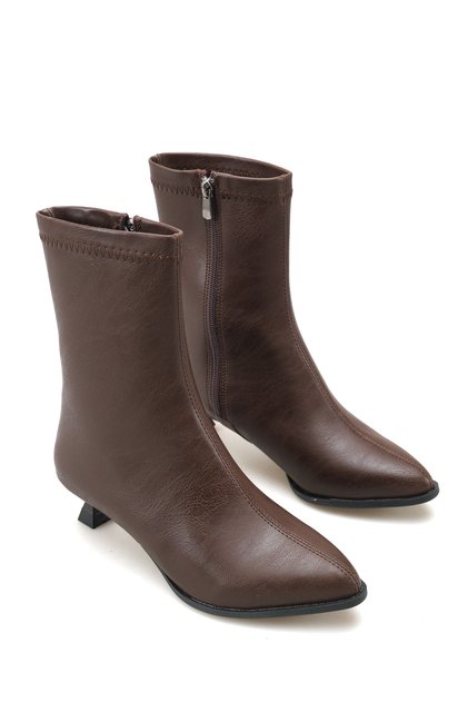 Lyra Gioia Women's Heeled Boots 0012600 Brown Skin