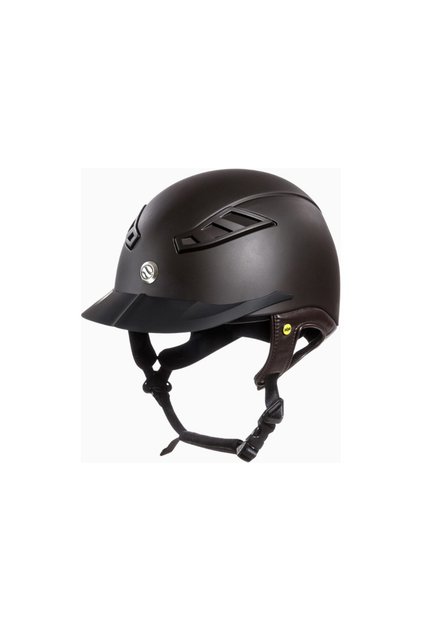 Back on Track Eq3 Mips Lynx Smooth Top Riding Helmet, Ce Vg1 Certified, Smooth Outer Shell