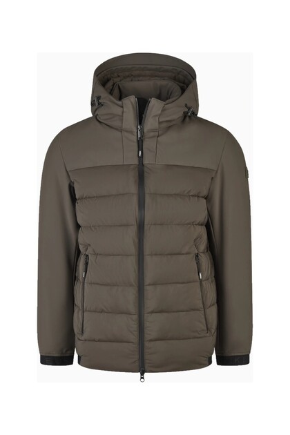 Sports 8011 Hooded Luxury Hybrid Men's Sports Jacket