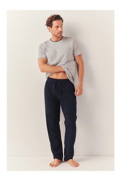 Cotton Flexible Men's Pajama Bottoms