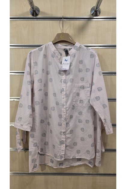 Women's Shirt with Tie Sleeves 100% Cotton