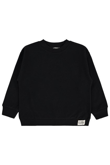 Boy's Basic Sweatshirt | Brush with 2 Strings and Long Handle | School Nursery and Daily Use - Black